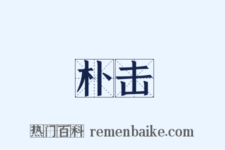 朴击是什么意思的图片